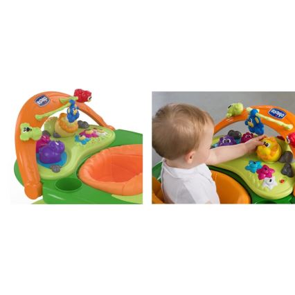 Chicco - Дитячі ходунки WALKY TALKY 2xAA зелений