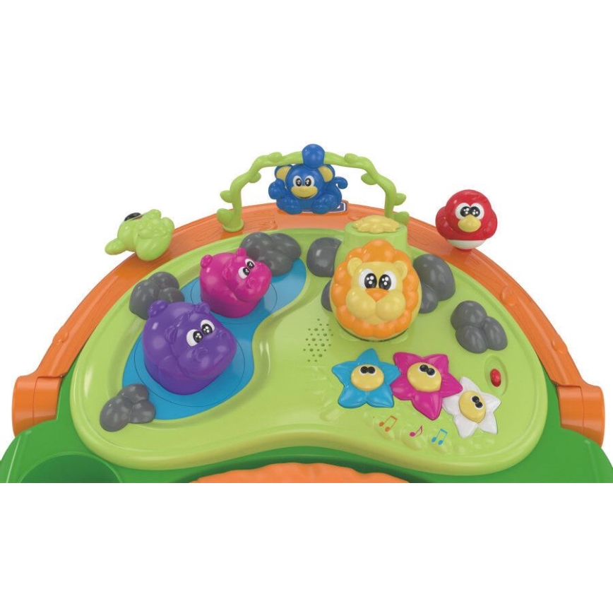 Chicco - Дитячі ходунки WALKY TALKY 2xAA зелений