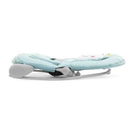 Chicco - Дитячий вібруючий шезлонг з мелодією BALLOON Froggy 2xAA + 1xLR20 синій