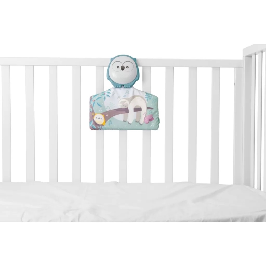 Chicco - Дитячий ігровий килимок 2в1 3xAAA сова
