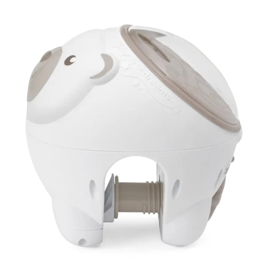 Chicco - Дитячий проектор 2в1 POLAR BEAR 3xAA бежевий