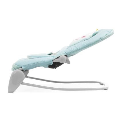 Chicco - Дитячий вібруючий шезлонг з мелодією BALLOON Froggy 2xAA + 1xLR20 синій