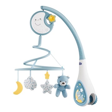 Chicco - Мобілі на ліжечко з мелодією 3в1 NEXT2DREAMS 3xAA синій
