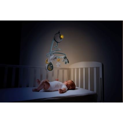 Chicco - Музыкальный мобиль на детскую кроватку 3в1 NEXT2DREAMS 3xAA синий