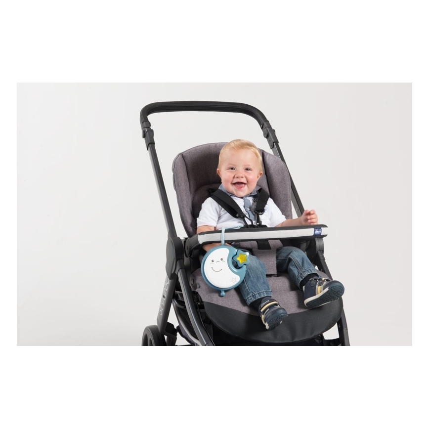 Chicco - Музыкальный мобиль на детскую кроватку 3в1 NEXT2DREAMS 3xAA синий