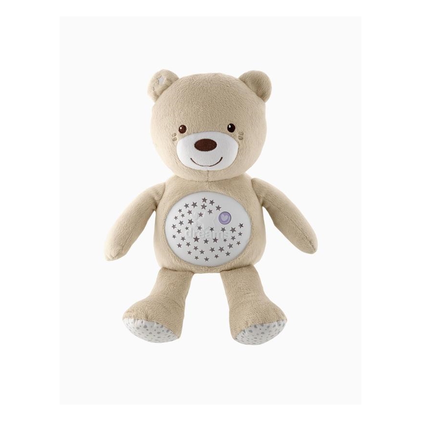 Chicco - Музыкальный проектор BABY BEAR 3xAAA бежевый