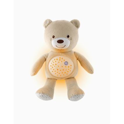 Chicco - Музыкальный проектор BABY BEAR 3xAAA бежевый