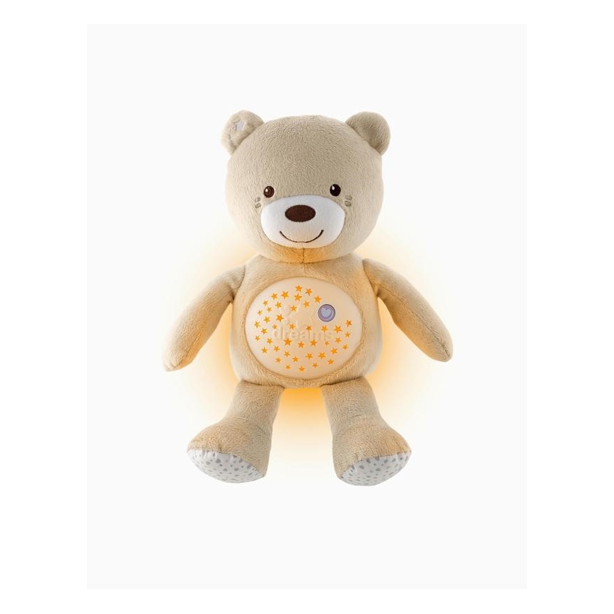 Chicco - Музыкальный проектор BABY BEAR 3xAAA бежевый