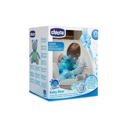 Chicco - Музыкальный проектор BABY BEAR 3xAAA синий