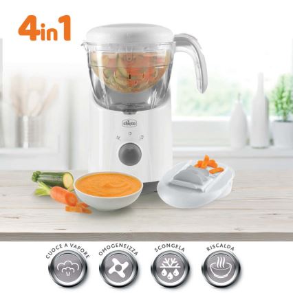 Chicco - Пароварка и блендер 4в1 EASY MEAL