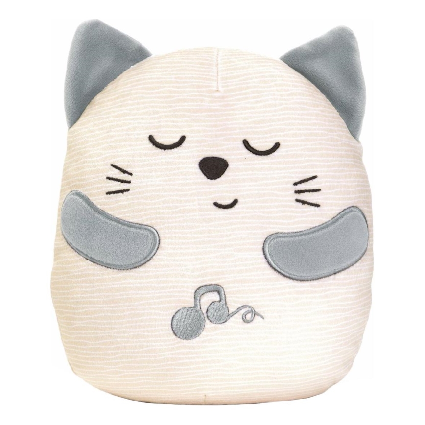 Chicco - Плюшевая интерактивная игрушка кот 3xAAA