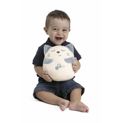 Chicco - Плюшевая интерактивная игрушка кот 3xAAA