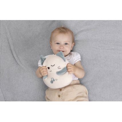 Chicco - Плюшова інтерактивна іграшка кіт 3xAAA