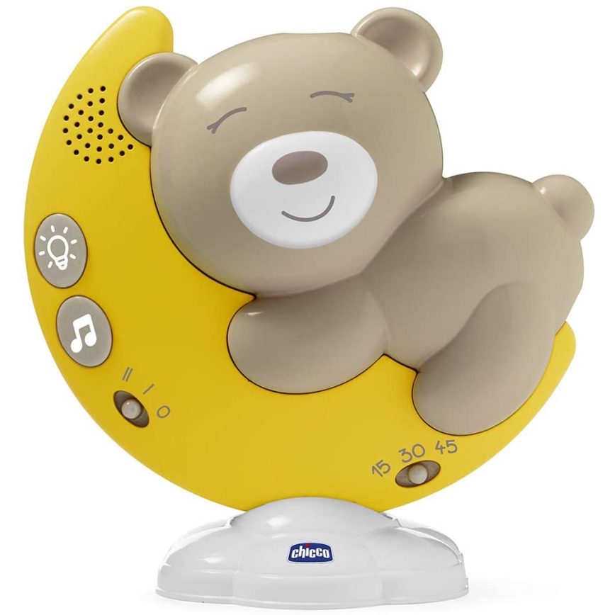 Chicco - Проектор для детской кроватки с мелодией 3в1 NEXT2MOON 3xAA серый