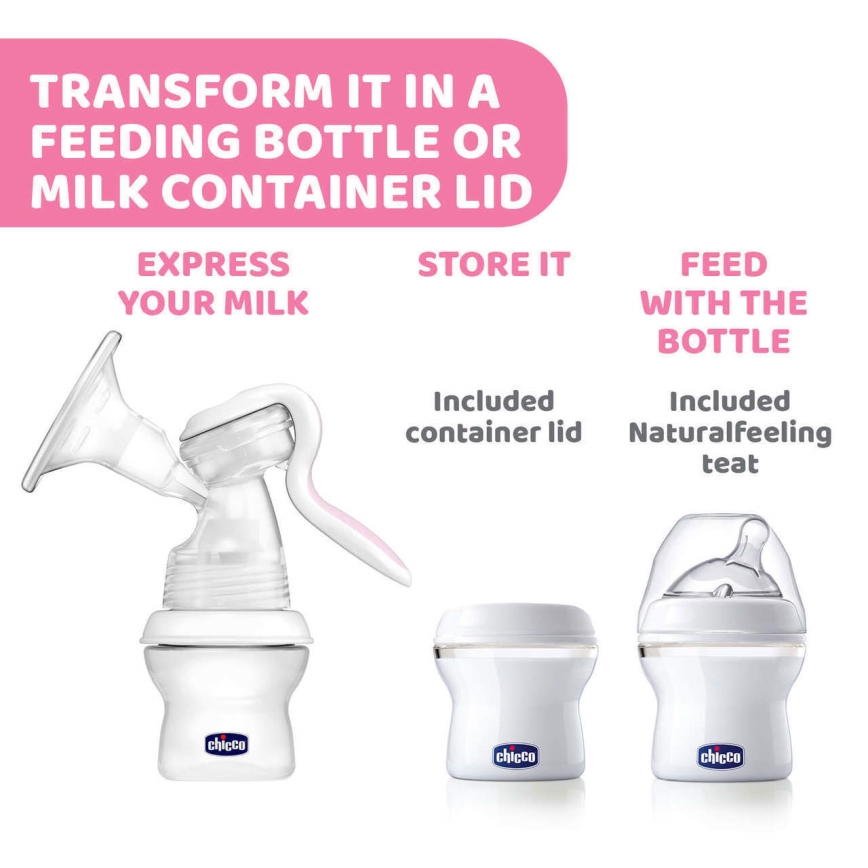 Chicco - Ручной молокоотсос Natural Feeling