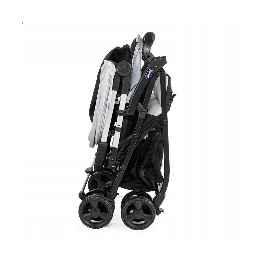 Chicco - Спортивна дитяча коляска для двійні OHLALA TWIN Silver Cat срібний