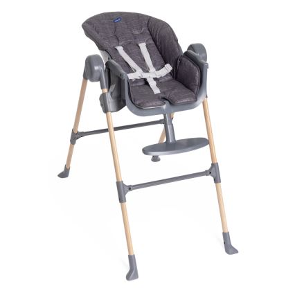 Chicco - Стільчик для годування Polly Essential - сірий