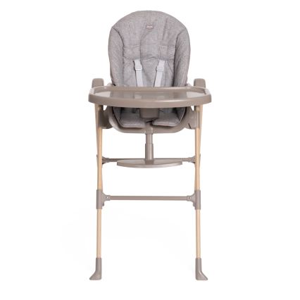 Chicco - Стільчик для годування Polly Essential - сірий/коричневий
