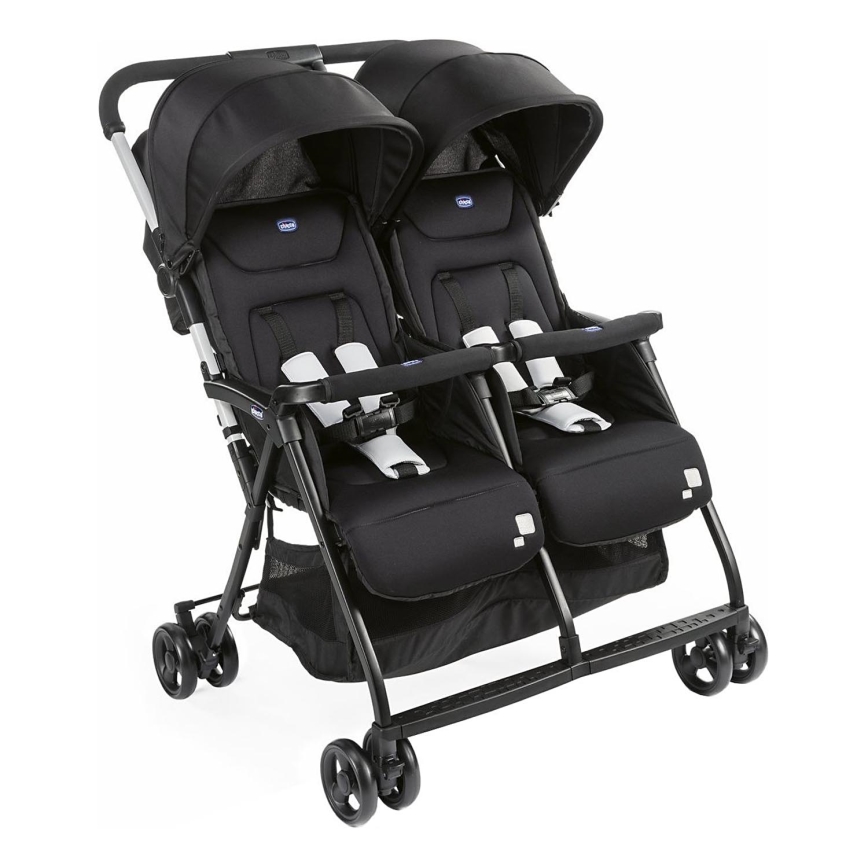 Chicco - Коляска для близнецов OHLALA TWIN Black Night черный