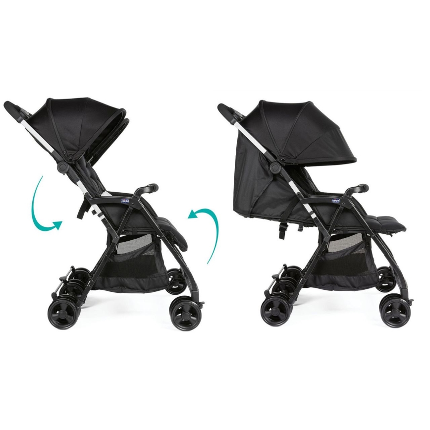 Chicco - Коляска для близнецов OHLALA TWIN Black Night черный