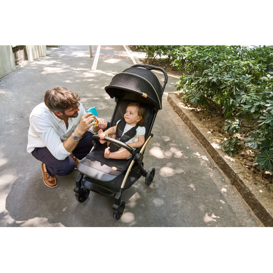 Chicco - Коляска GOODY XPLUS Black Re_Lux Eco+ + толокар ALL AROUND