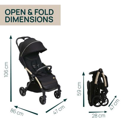 Chicco - Коляска GOODY XPLUS Black Re_Lux Eco+ + толокар ALL AROUND