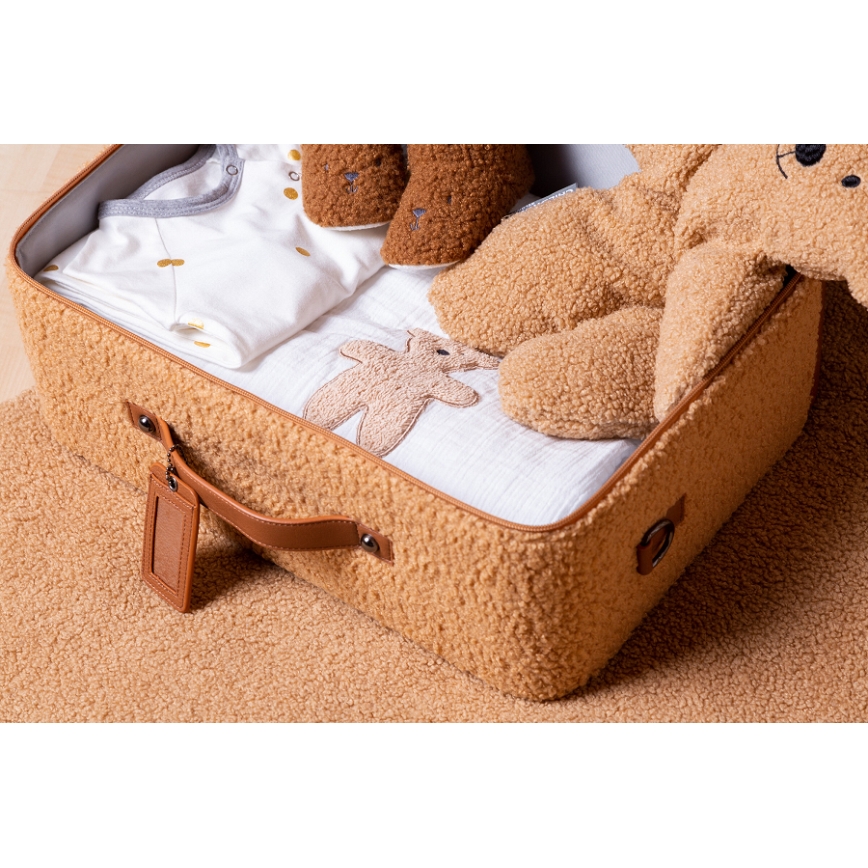 Childhome - Детский дорожный чемодан TEDDY коричневый