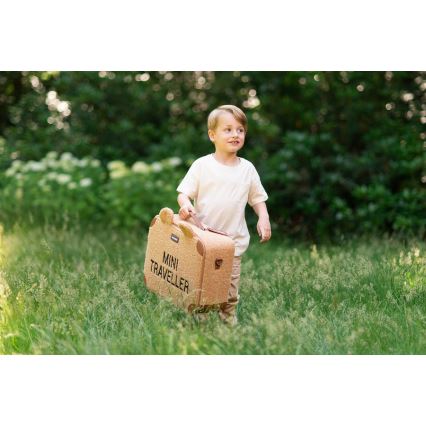 Childhome - Дитяча дорожня валіза TEDDY коричневий