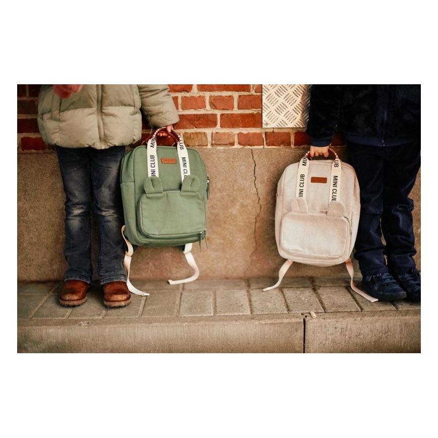 Childhome - Дитячий рюкзак MINI CLUB зелений