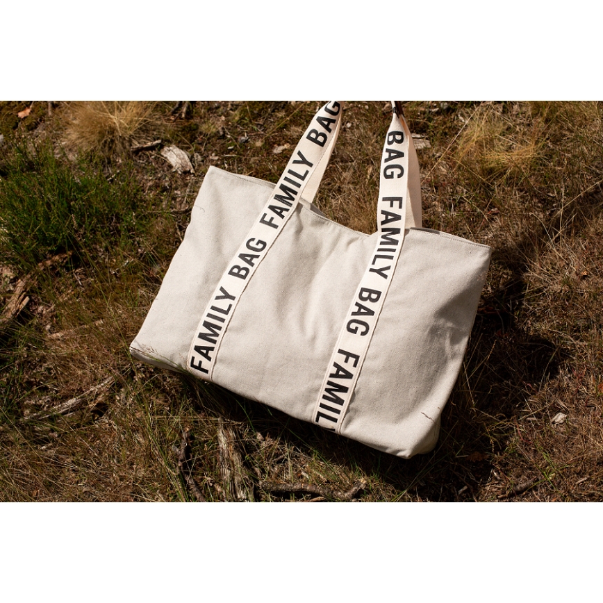 Childhome - Дорожная сумка FAMILY BAG CANVAS белый