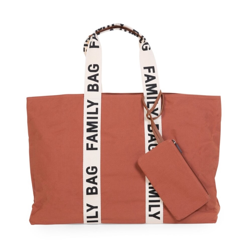 Childhome - Дорожная сумка FAMILY BAG CANVAS оранжевая