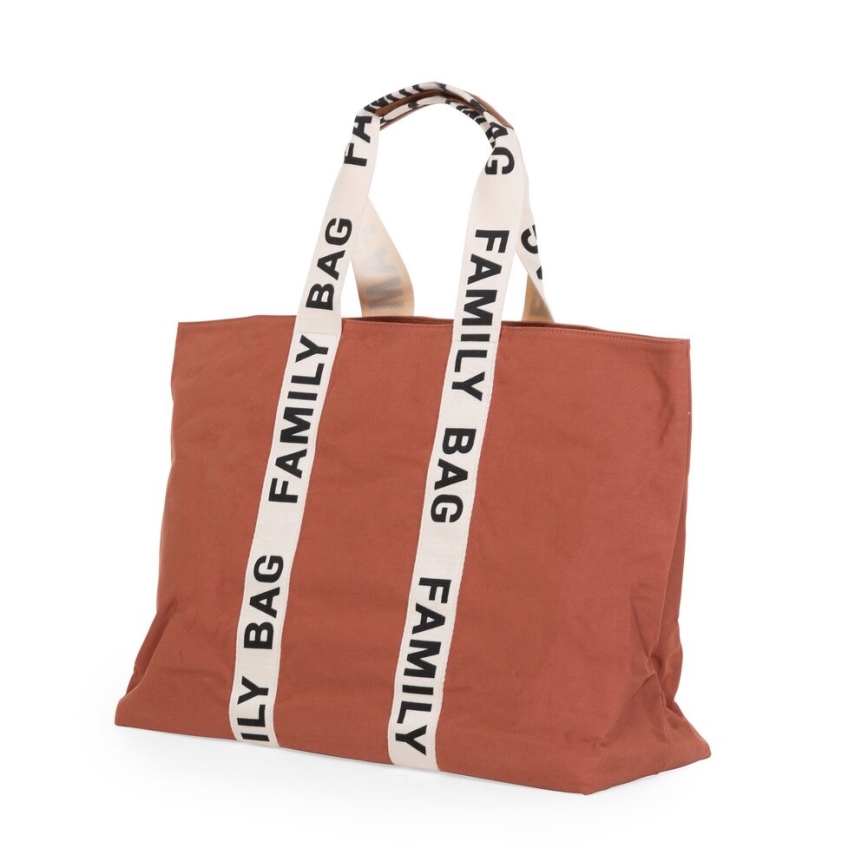 Childhome - Дорожная сумка FAMILY BAG CANVAS оранжевая