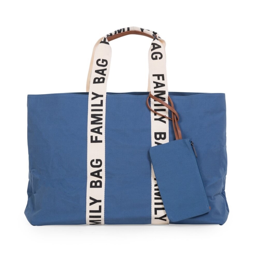 Childhome - Дорожная сумка FAMILY BAG CANVAS синее