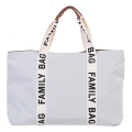 Childhome - Дорожня сумка FAMILY BAG CANVAS білий