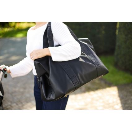 Childhome - Пеленальная сумка MOMMY BAG LEATHER черный