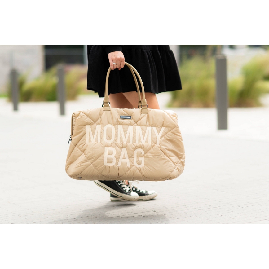 Childhome - Пеленальная сумка MOMMY BAG PUFFERED бежевый