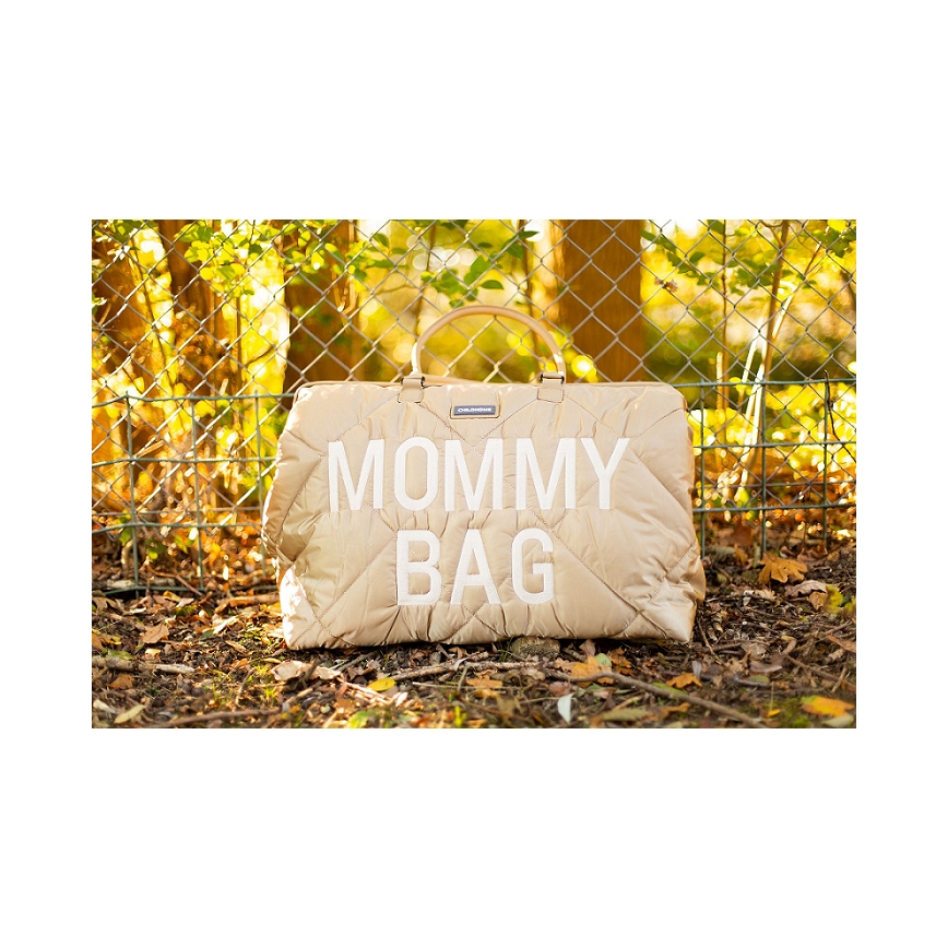 Childhome - Пеленальная сумка MOMMY BAG PUFFERED бежевый