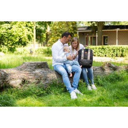 Childhome - Рюкзак для пеленания FAMILY CLUB черный