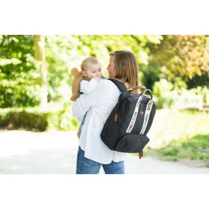 Childhome - Рюкзак для пеленания FAMILY CLUB черный