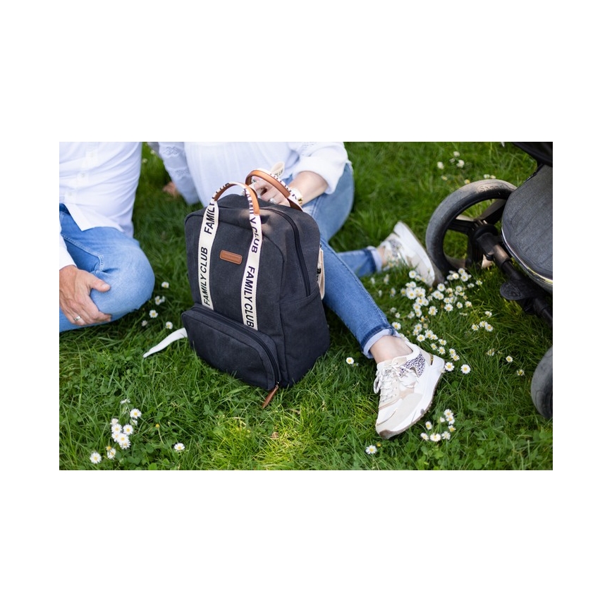 Childhome - Рюкзак для сповивання FAMILY CLUB чорний