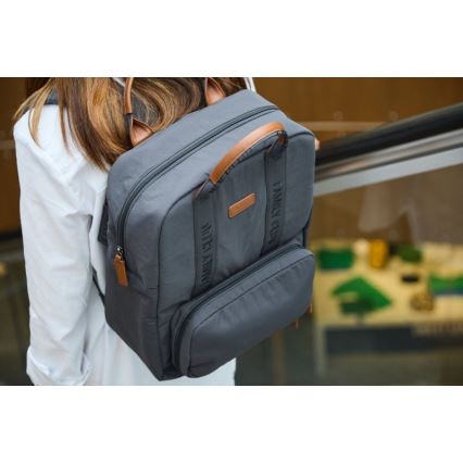 Childhome - Рюкзак для сповивання FAMILY CLUB SIGNATURE сірий