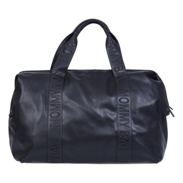 Childhome - Сумка для сповивання MOMMY BAG LEATHER чорний