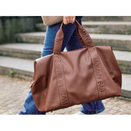 Childhome - Сумка для сповивання MOMMY BAG LEATHER коричневий