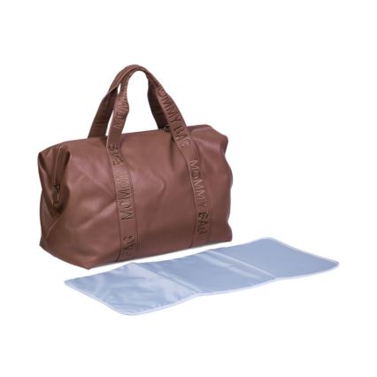 Childhome - Сумка для сповивання MOMMY BAG LEATHER коричневий