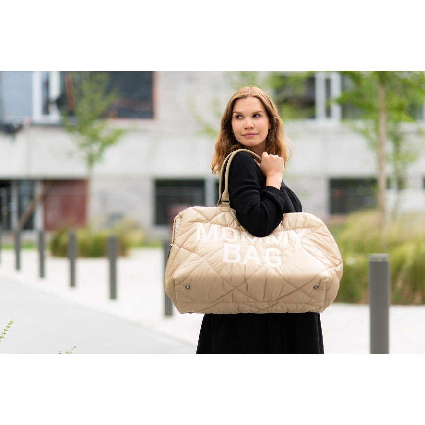 Childhome - Сумка для сповивання MOMMY BAG PUFFERED бежевий