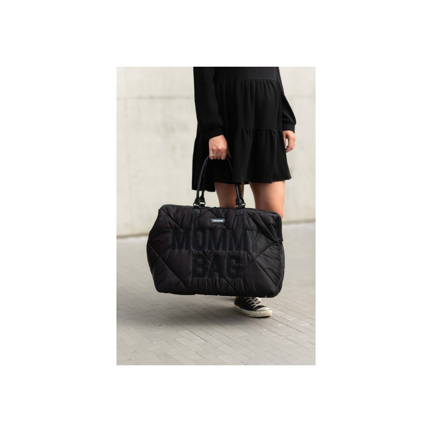 Childhome - Сумка для сповивання MOMMY BAG PUFFERED чорний