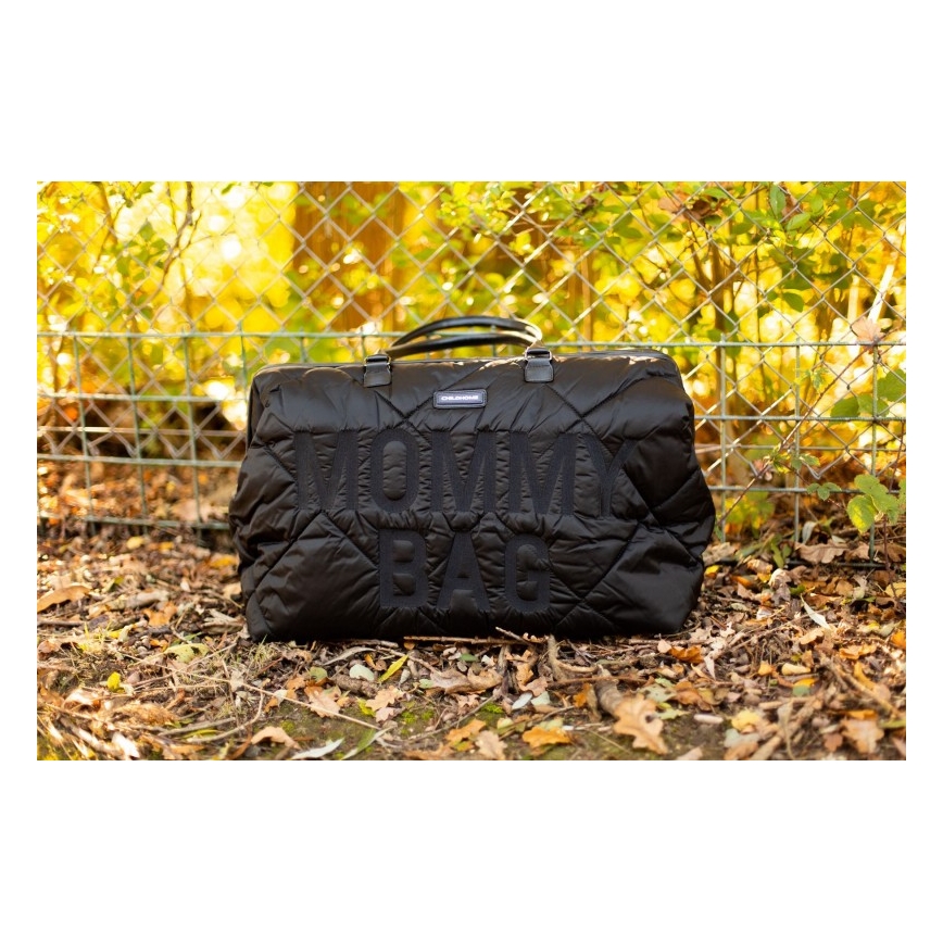 Childhome - Сумка для сповивання MOMMY BAG PUFFERED чорний
