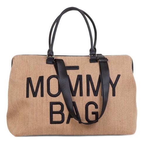 Childhome - Сумка для сповивання MOMMY BAG RAFFIA LOOK бежевий