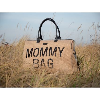 Childhome - Сумка для сповивання MOMMY BAG RAFFIA LOOK бежевий