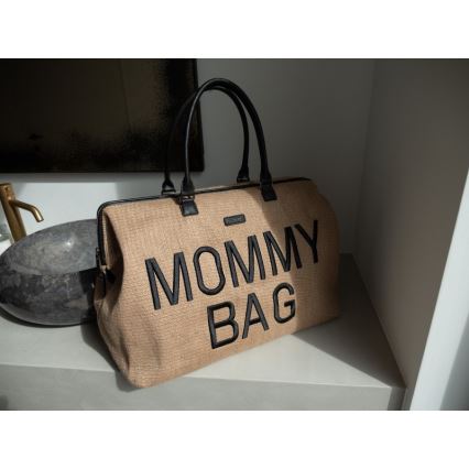 Childhome - Сумка для сповивання MOMMY BAG RAFFIA LOOK бежевий
